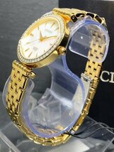 新品 腕時計 正規品 シチズン CITIZEN レディース 女性 クオーツ アナログ腕時計 ステンレス 5気圧防水 シンプル 3針 ゴールド プレゼント_画像4