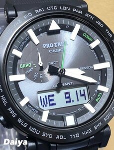 2022年新作 国内正規品 新品 腕時計 CASIO カシオ PROTREK プロトレック クライマーライン 電波 ソーラー アナデジ 多機能 防水 メンズ