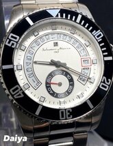 新品 Salvatore Marra サルバトーレマーラ 腕時計 正規品 クオーツ 5気圧防水 カレンダー スモールセコンド ステンレス メンズ プレゼント_画像1