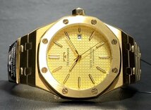 新品 TECHNOS テクノス 腕時計 正規品 アナログ腕時計 クオーツ カレンダー 5気圧防水 ステンレス ビジネス シンプル ゴールド プレゼント_画像5