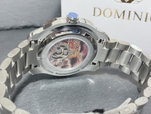 限定モデル 秘密のからくりギミック搭載 新品 DOMINIC ドミニク 正規品 腕時計 手巻き腕時計 ステンレスベルト アンティーク腕時計シルバー_画像9