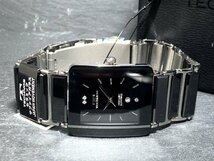 新品 TECHNOS テクノス 腕時計 正規品 アナログ腕時計 クオーツ セラミック トノー型 3気圧防水 カレンダー ブラック ビジネス プレゼント_画像5