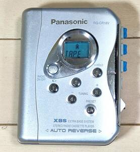 ■Panasonic　RQ-CR18V　ラジオ付き　カセットプレイヤー　■