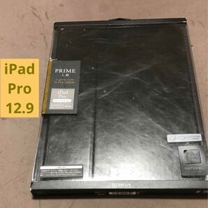【セール品】【iPadpro12.9】 PRIME 上質 薄型PUレザーケース ブラック