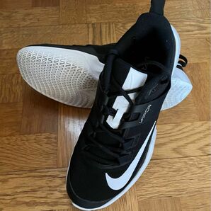 ナイキ テニスシューズ Nike Court Vapor Lite HC DC3432 008 ブラック 25cm