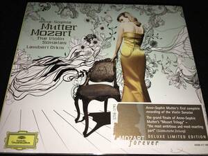 4CD 廃盤 ムター モーツァルト ヴァイオリン・ソナタ オーキス 限定 スペシャル パッケージ Mozart Violin Sonatas Mutter