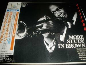 クリフォード・ブラウン モア・スタディ・イン・ブラウン ソニー・ロリンズ マックス・ローチ 紙 国内 Clifford Brown MORE STUDY IN BROWN