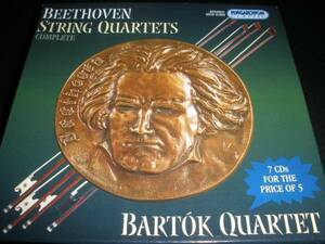 7CD 廃盤 ベートーヴェン 弦楽四重奏曲 全集 バルトーク 四重奏団 フンガロトン Beethoven Complete String Quartets Bartok HUNGAROTON