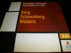 8CD 廃盤 シノーポリ シェーンベルク グレの歌 月 ピエロ 期待 ベルク 抒情組曲 ルル 協奏曲 渡辺 ドレスデン Schonberg Berg Sinopoli