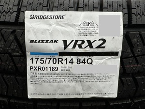 【全国送料無料】ブリヂストン BLIZZAK VRX2 175/70R14 22年製 ４本セット！ BS ☆在庫あり！数量限定！即日発送対応! 軽自動車等