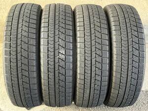 【中古】ブリヂストン ブリザック VRX 155/65R14 18年2本、19年2本 冬タイヤ4本セット！ 【全国送料無料！】 軽自動車等