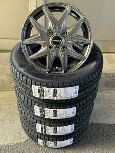 【送料無料!】クムホ Wi61 155/65R13 23年製 シビラF05 13インチ 4J+45 PCD100 4穴 新品 アルミセット 軽自動車