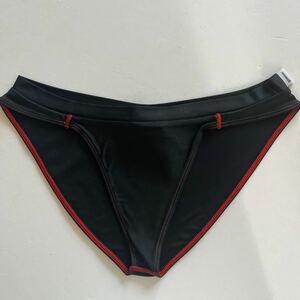 gowear Vシェイプビキニ FLAT ブラック　L メンズローライズビキニ　ビキニブリーフ　ブラック　黒　メンズインナーウエア　男性インナー