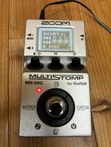  ZOOM MS-50G ズーム マルチエフェクター 　MultiStomp Guitar Pedal_画像3