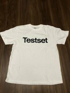 美品★Testset オフィシャルTシャツ ホワイト Lサイズ 中古 古着 metafive コーネリアス 小山田圭吾 Leo今井