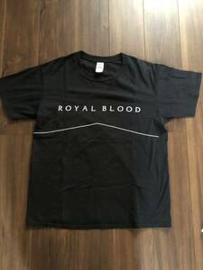 ★ROYAL BLOOD ロイヤルブラッド オフィシャルTシャツ Lサイズ ブラック 中古 古着 バンドTシャツ