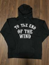 新品未使用★斉藤和義 風の果てまで TO THE END OF THE WIND パーカー Lサイズ 黒 LIVE TOUR 2015-2016 プルオーバー スウェット_画像1