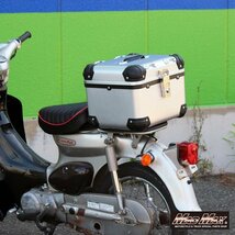 MADMAX バイク用品 オートバイ用 リアボックス E500 トップケース アクロス 30L シルバー/原付 パニアケース 収納ボックス【送料800円】_画像10