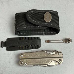 ④ ほぼ未使用 LEATHERMAN CHARGE レザーマン チャージ マルチツール ナイロンシース ツールナイフ アウトドア キャンプ ナイフ 