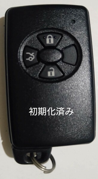  初期化済トヨタ純正スマートキー 3ボタン アリオン アクシオ トランク アイシスプレミオ基盤番号271451-6340 新品電池サービス①