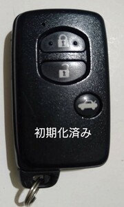 初期化済トヨタ純正スマートキー3ボタン ８６ マークＸ ＳＡＩ等 基盤番号271451−5300 新品電池サービス⑩