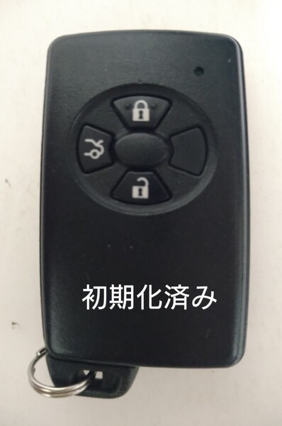 初期化済トヨタ純正スマートキー 3ボタン アリオン アクシオ トランク アイシスプレミオ基盤番号271451-0500 新品電池サービス③