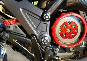 【国内在庫】DUCABIKE ドゥカバイク 湿式用 アルミビレット・クラッチプレッシャープレート レッド 赤 DUCATI DIAVEL HYPERMOTARD 他 ★