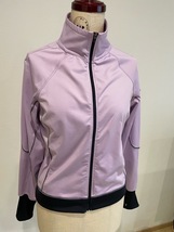 NIKE DRI-FIT パープル 前ファスナー ジャージ サイズM_画像4