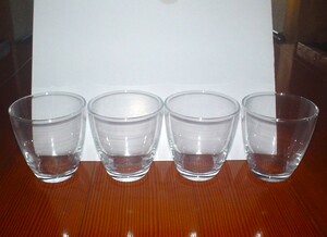  new goods YUMI KATSURA tumbler glass 4 piece set gift collection katsura tree . beautiful gala spade 