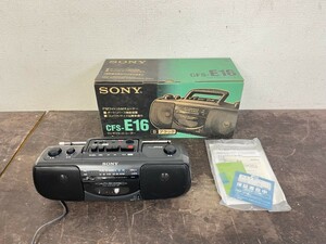 【 極美品 動作確認済み 】 SONY ソニー CFS-E16 ラジオカセットレコーダー カセットデッキ