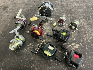 Daiwa SHIMANO など ベイトリール、スピニングリール 9点まとめ売り ベイトリール スピニングリール