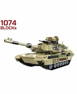 ワールドタンクシリーズ アメリカ軍 M1A2 SEPV2 エイブラムス主力戦車 ブロック レゴ互換　 ミリタリー