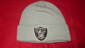 [ new goods ]NFL Raider s knitted cap gray 