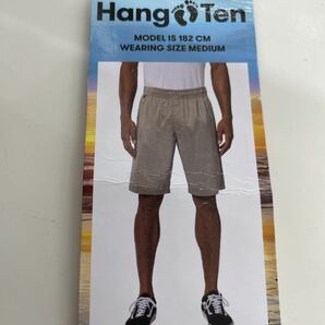 新品■Hang Ten メンズ ハーフパンツ M グリーン アクティブパンツの画像7