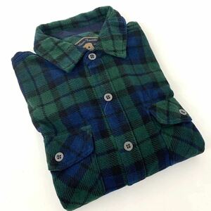 新品■FREEDOMFOUNDRY メンズ チェックシャツ XL 起毛 ボタンシャツ グリーン 緑 大きいサイズ