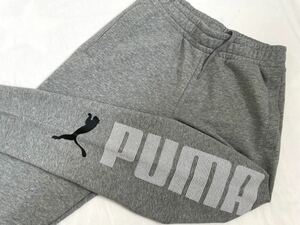 新品■PUMA プーマ メンズ スウェットパンツ S グレー ロゴ ズボン 