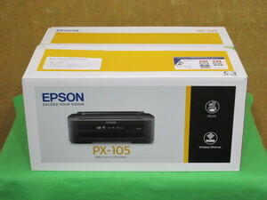 [A18486]★送料無料★ EPSON PX-105 Ａ4インクジェットカラープリンタ ◆無線ＬＡＮ◆おそらく未使用品▼ジャンク品