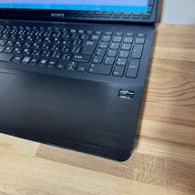 【BIOS確認】SONY VAIO / SVF15A1A1J / メタルブラック / SSD 256GB メモリ4GB / 純正アダプター付 _画像4