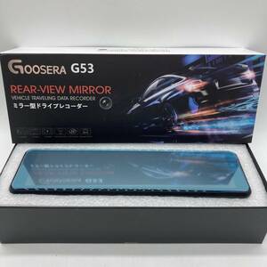 【未検品】GOOSERA G53 ドライブレコーダー ミラー型 2KフルHD ドラレコ 前後カメラ 32GB SDカード付属 /Y13450-F1