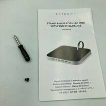 【未検品】Satechi USB-C アルミニウム スタンド & ハブ (シルバー) USB-C データポート, Micro/SD/Y13729-S2_画像10