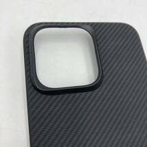 【美品】PITAKA iPhone15proMax ケース 浮織600Dアラミド繊維製 MagSafe対応 MagEZ Case 4/Y14093-P2_画像8