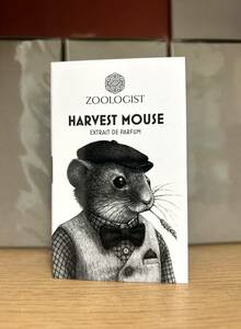 《送料無料》ズーロジスト ハーベストマウス エキストレドパルファム 2ml サンプル ※未使用※ #zoologist HARVEST MOUSE