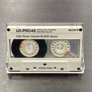 0881 ソニー UX-PRO 46分 ハイポジ 1本 カセットテープ/One SONY UX-PRO 46 Type II High Position AudioCassette