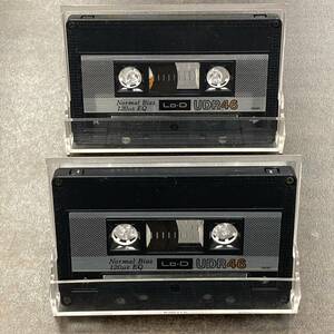 0894T Lo-D UDR 46分 ノーマル 2本 カセットテープ/Two Lo-D UDR 46 Type I Normal Position Audio Cassette