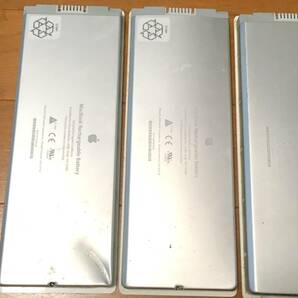 Apple MacBook A1181 用 バッテリー 未確認 ジャンク 5個セット 難 中古 A1185 10.8V 電池 ノート 白 黒 シロマック 部品 パーツの画像5