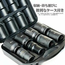 ★即納 1インチ 25.4mm 大型 エアーインパクト 3200N.m BOXセット タイヤ外し トラック用 41mm 38.mm 36mm 34mm 33mm 32mm 21mm 19mm★_画像7