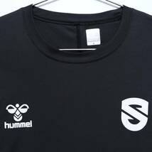 【送料無料】hummel(ヒュンメル)/滋賀レイクス/ロングスリーブシャツ/長袖Tシャツ/Bリーグ/バスケットボール/ブラック/Lサイズ_画像3