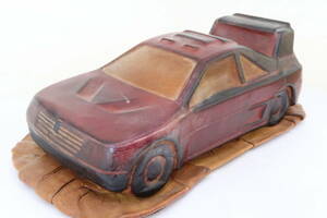 C.M.F. CUIR PEUGEOT 405 TURBO 16 プジョー 革細工 約17cm 箱無 イレレ