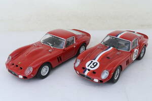 FERRARI 250 GTO #19 フェラーリ 難有 箱無 2台 1/43 イシレ