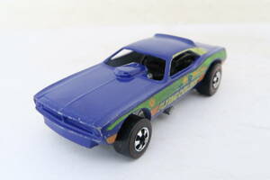 Hot-Wheels 1969 HONG KONG FLYING COLORS CUDA 箱無 レッドライン コレ